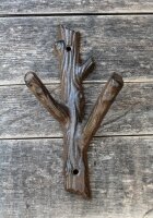 Wandhaken Baumstamm Gusseisen