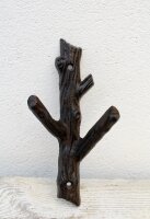 Wandhaken Baumstamm Gusseisen