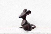 Gartenfigur Maus stehend II