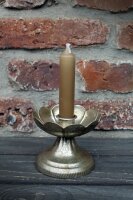 Kerzenständer silber Blüte
