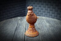 Gartenfigur Edelrost Zaunkönig II