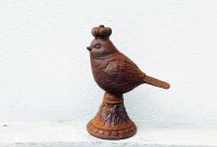 Gartenfigur Edelrost Zaunkönig II