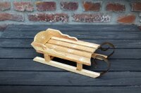 Holz Deko Schlitten