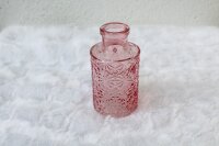 Glas Vase rose