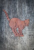 Gartenstecker Katzenbuckel Edelrost