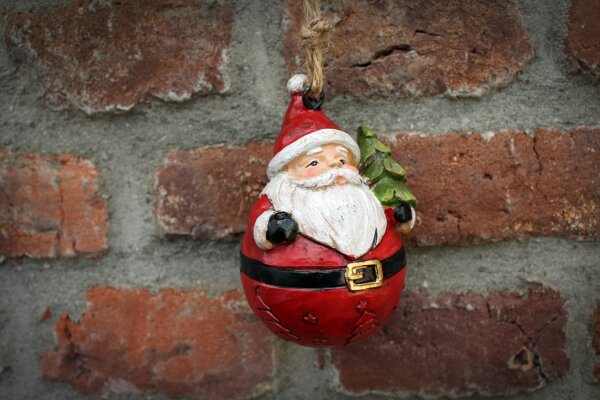 Christbaumschmuck Weihnachtsmann Nostalgie