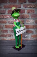 Gartenfigur Opa Frosch Lieblingsplatz