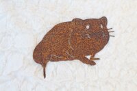 Gartenfigur Meerschweinchen Edelrost