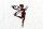 Gartenfigur Elfe tanzend Edelrost