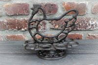 Eierhalter Huhn Gusseisen