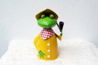 Zaunhocker Frosch mit Pfeife