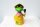 Zaunhocker Frosch mit Pfeife