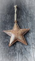 Shabby Stern Rost 12cm