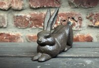 Gartenfigur Liegender Hase