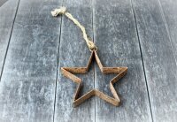 Christbaumschmuck Rost Stern D10cm
