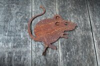 Gartenstecker Maus Edelrost II